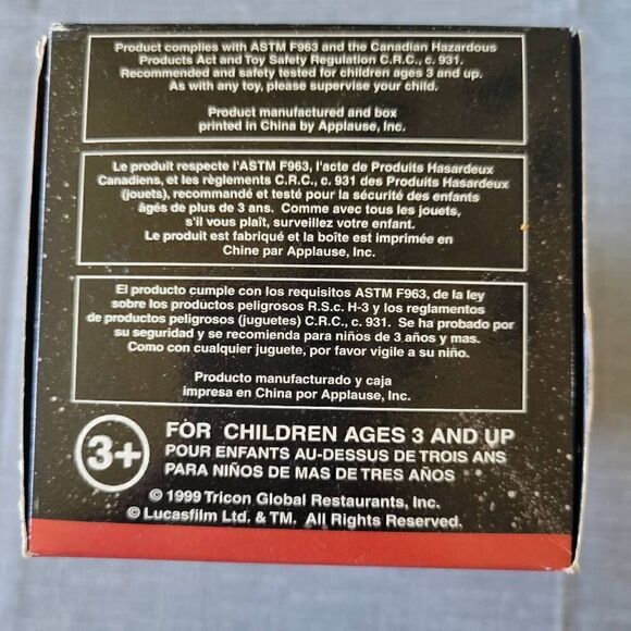 STAR WARS QUEEN AMIDALA'S ROYAL STARSHIP Episode 1 The Phantom Menace, Pizza Hut - Picture 3 of 6